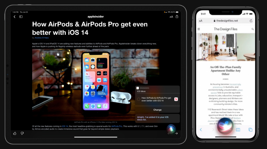 Siri gets an all new design in iOS 14 and iPadOS 14