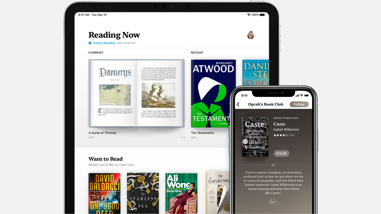 Apple Books lets iPad owners use their tablet as an eReader