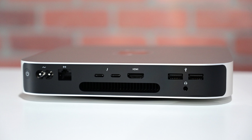The M1-based Mac mini has only two Thunderbolt 3 ports