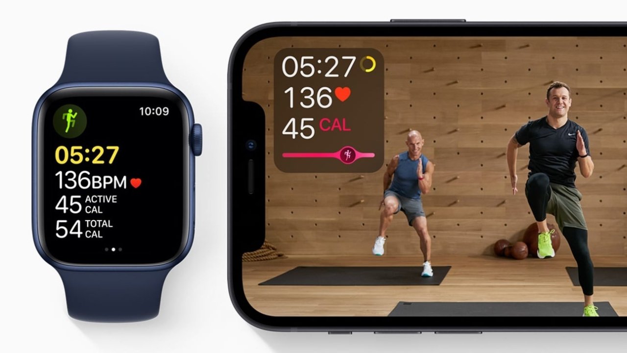 Apple Fitness+ needs an Apple Watch to display workout data