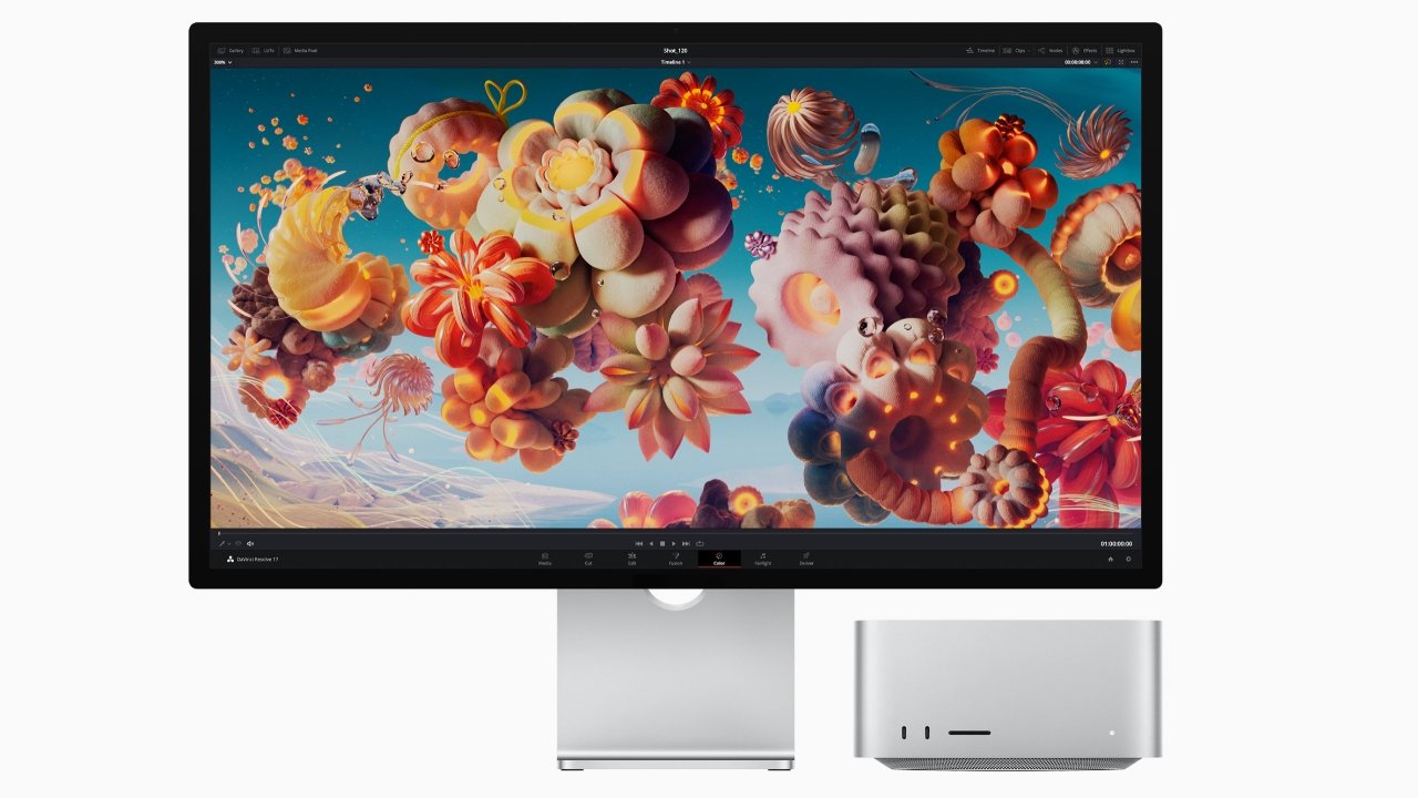 The Apple Studio Display was designed to complement the Mac Studio