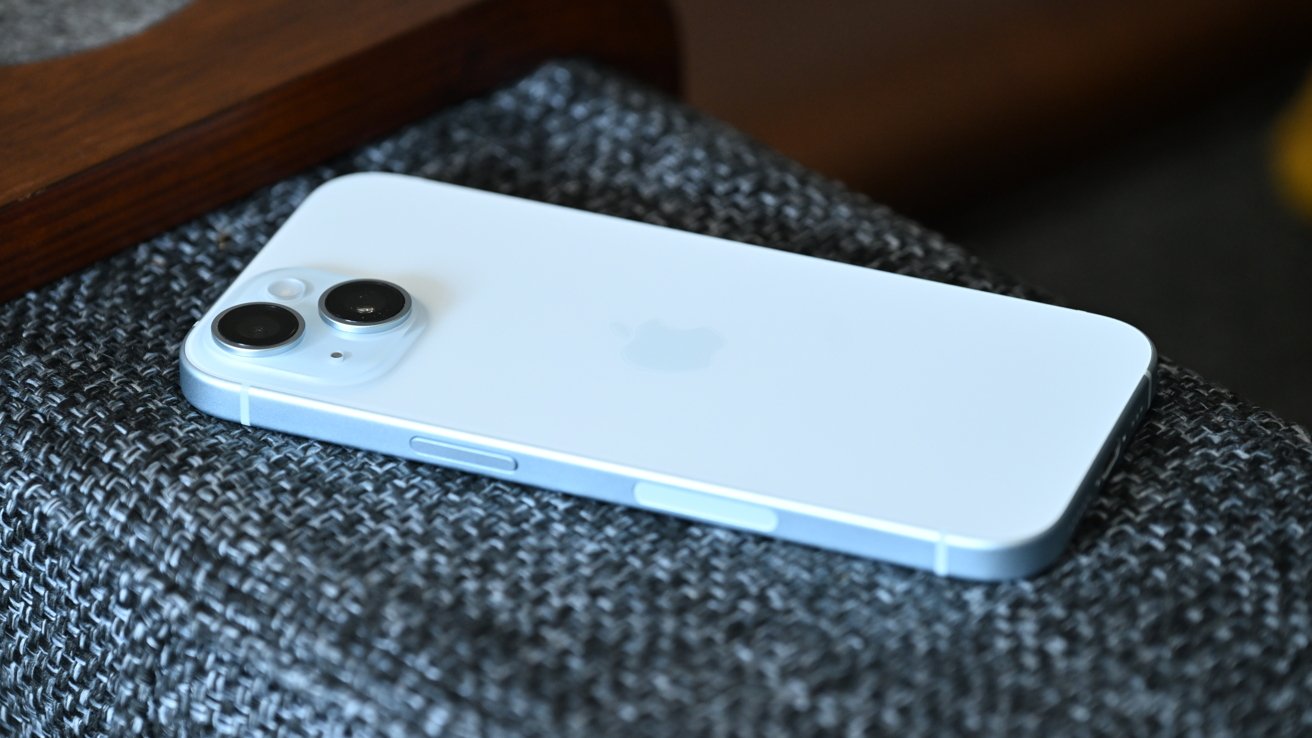 Blue iPhone 15