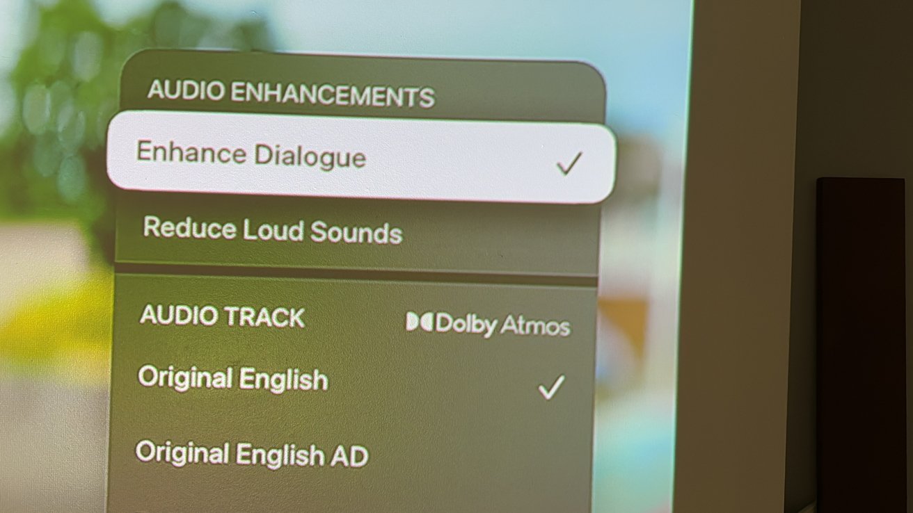 Enhance Dialogue on Apple TV